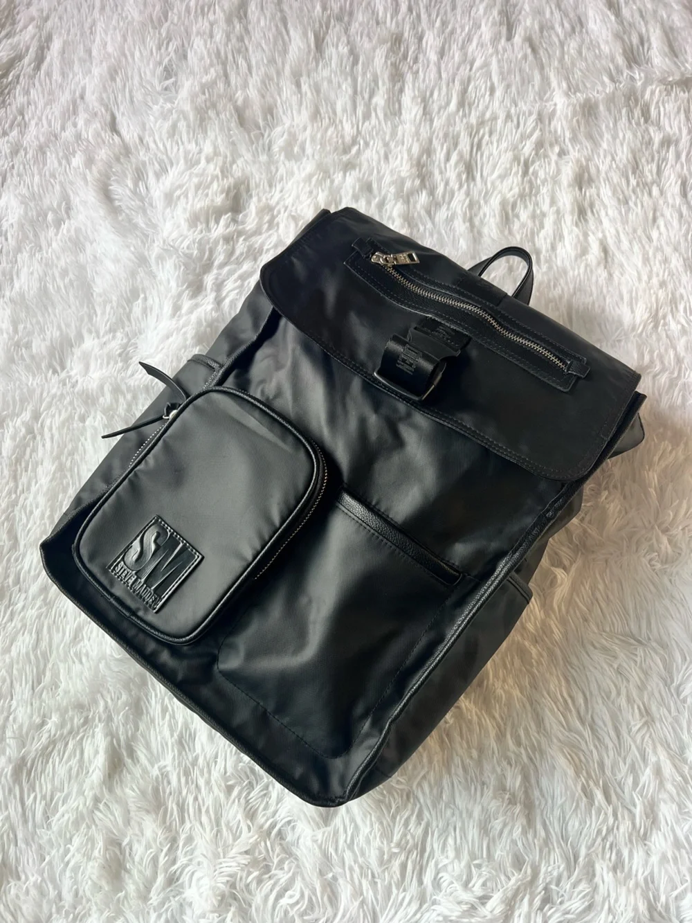 Back to School Steve Madden Black Backpack